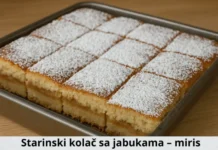 Starinski kolač sa jabukama – miris detinjstva na vašem stolu