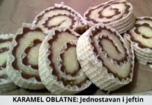 KARAMEL OBLATNE: Jednostavan i jeftin kolač, bez pečenja – VIDEO RECEPT