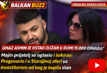 “GMAZ ASMIN JE OSTAO DUŽAN U RUMI 15.000 DINARA” Majin prijatelj se oglasio i šokirao: Progovorio i o Stanijinoj aferi sa investitorom od kog je kupila stan