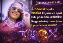4 horoskopska znaka kojima će april biti posebno uzbudljiv: Koga očekuju nova ljubav i promene u karijeri?