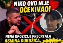 NIKO OVO NIJE OČEKIVAO! Nena opozicije precrtala Asmina Durdžića, pa mu brutalno odgovorila: “Ne meni!”