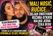 “‘Mali nosić, ručice…’ Dejan emotivnim rečima otkrio koliko jedva čeka bebu”
