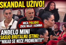 SKANDAL UŽIVO! Mića poludio zbog Maje i Asmina – Anđelo Mini sasuo brutalnu istinu: “Nikad se neće promeniti!