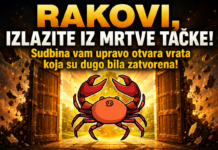 RAKOVI, IZLAZITE IZ MRTVE TAČKE! Sudbina vam upravo otvara vrata koja su dugo bila zatvorena!