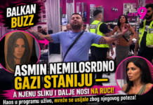 ASMIN NEMILOSRDNO GAZI STANIJU — A NJENU SLIKU I DALJE NOSI NA RUCI! Haos u programu uživo, mreže se usijale zbog njegovog poteza!